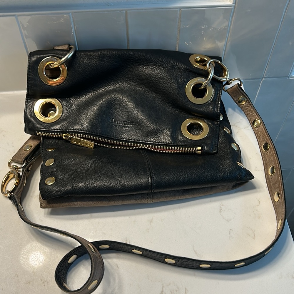 Hammitt Gold-Tone Grommet Crossbody Bag
